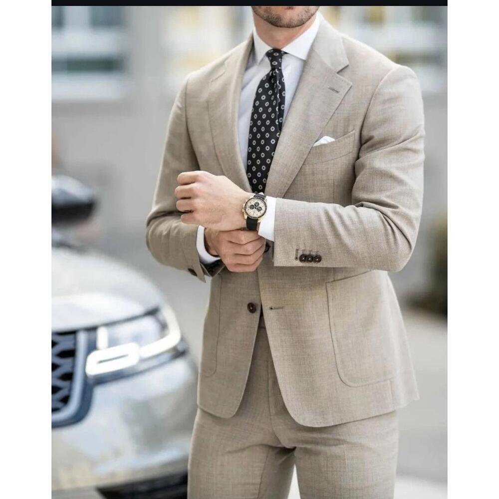 Trussini Suit -Loro Piana “Summertime”–100%WOOL SUPER 130's